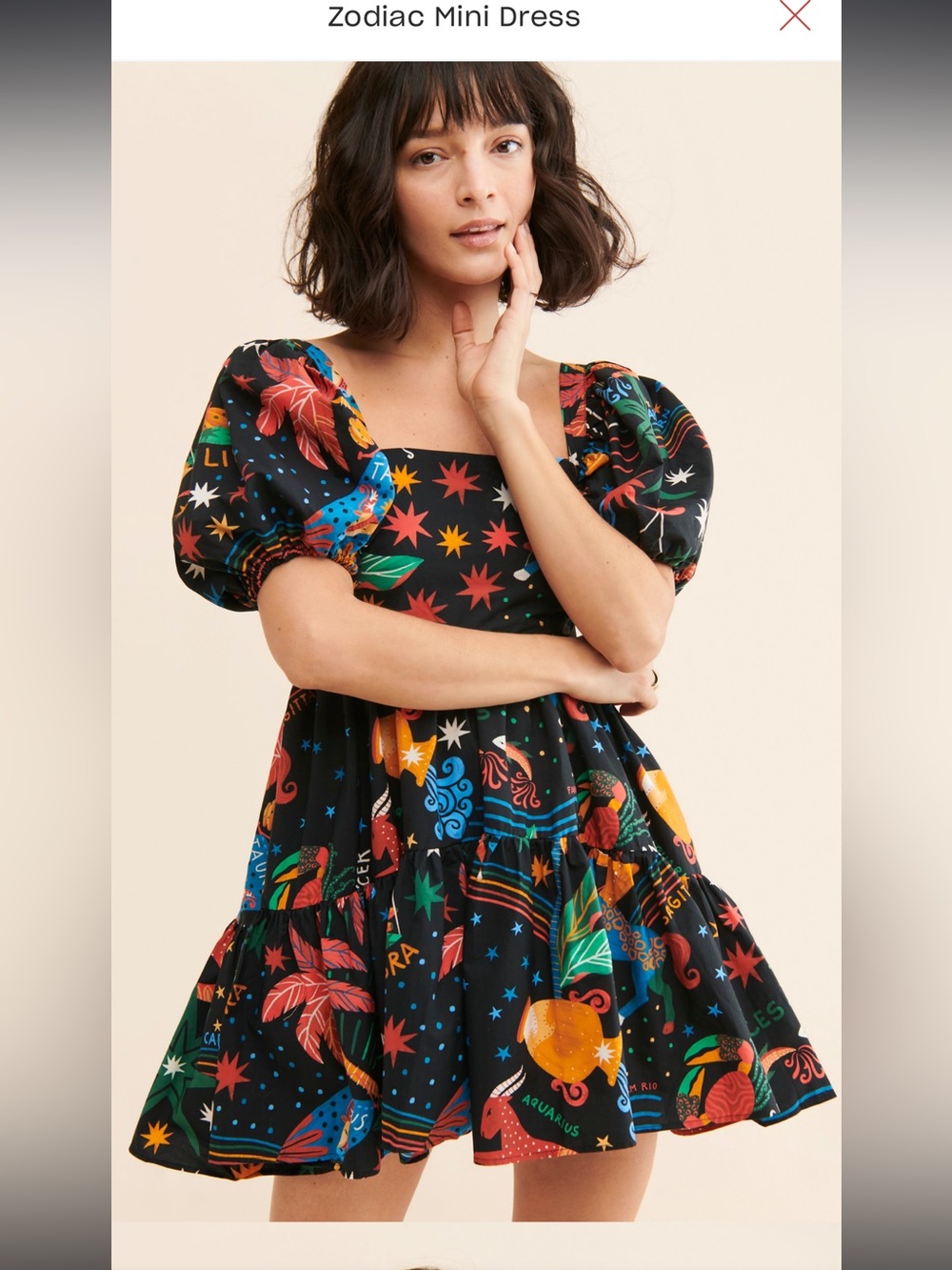 FARM Rio Zodiac Mini Dress